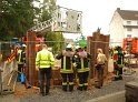 Hilfe Person in Baugrube gestuerzt Koeln Brueck Koenigsforststr P049